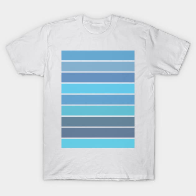 Summer Blues T-Shirt by PSCSCo